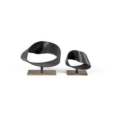 Set od dvije ukrasne metalne skulpture