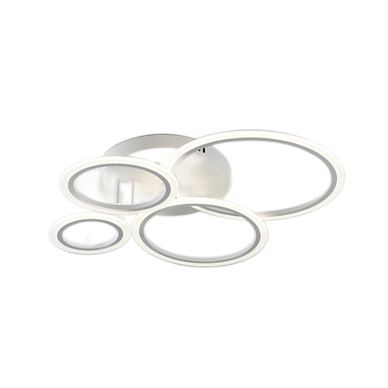 Lustra LED RFAN, Model K001-4, cu Telecomanda, 3 Tipuri de Lumina, Intensitate Reglabila, 118W, Alb