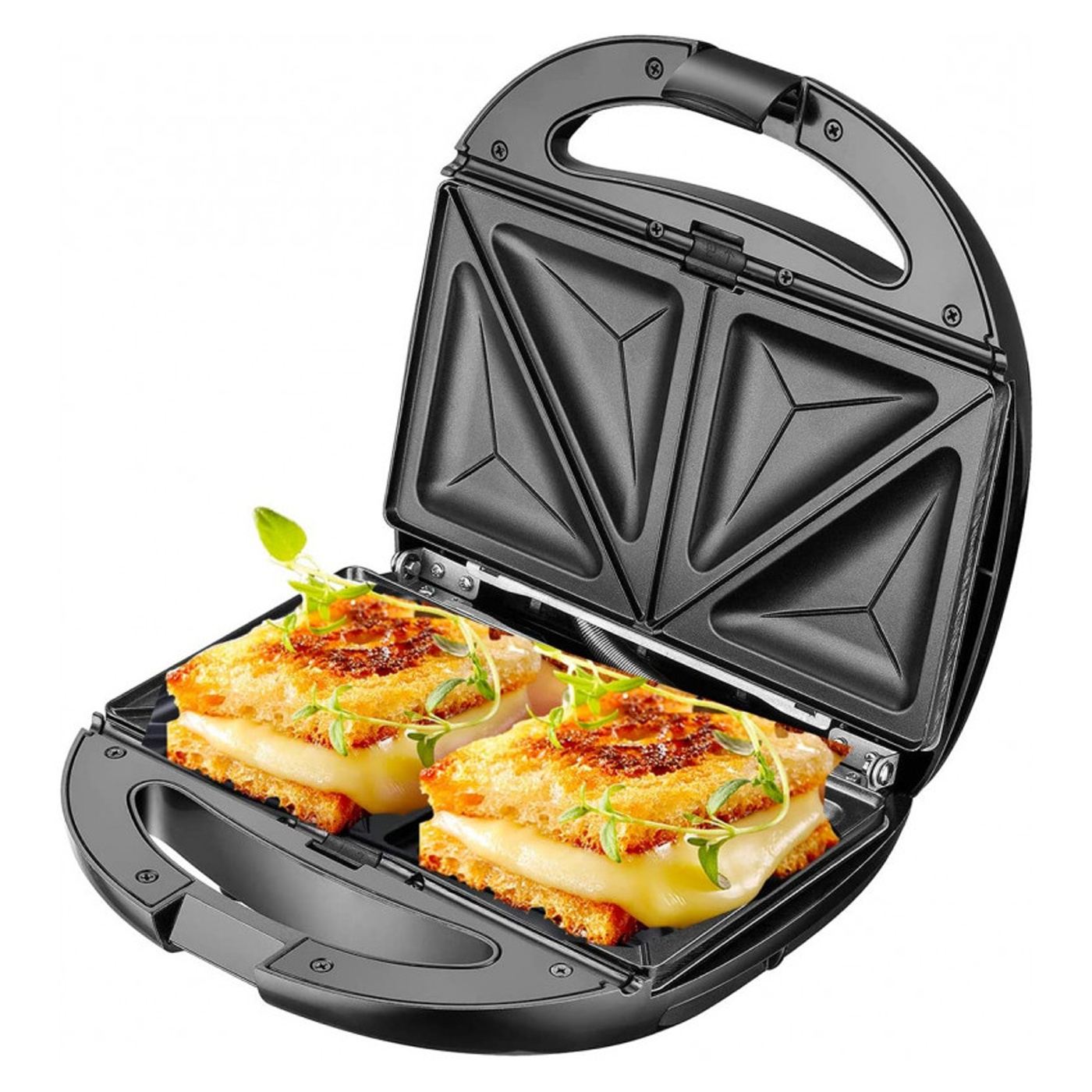Adler AD 3040, 1200W, 5 tipuri de plăci, Acoperire antiaderentă, Negru/inox - 5