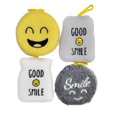 Set 4 bureti de vase Flippy cu tematica Funny Model 1
