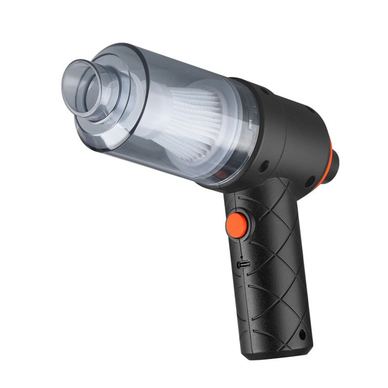 Prenosni brezžični sesalnik, Flippy, 2-v-1 pištolski ročaj, pihanje in sesanje, USB polnjenje, za dom in avto, 30 min baterija
