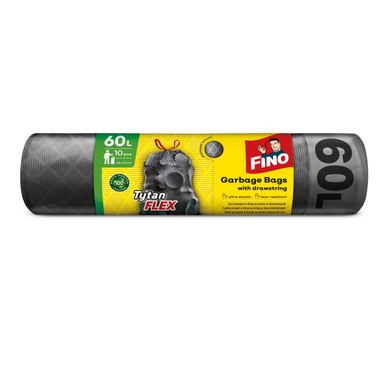 Σακούλες Απορριμμάτων Fino Tytan Flex με Κορδόνι, 10 τεμ, 60L