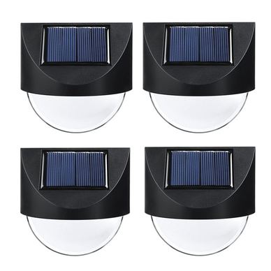 Solarna LED vrtna svetilka, Flippy, Set 4 kos, ABS/polikarbonat, IP65 vodoodporna, 1 LED, za vrt, hišo, balkon, teraso, hladno b