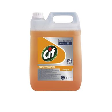 CIF Professional Heavy Duty Vinegar – Univerzalno sredstvo za pomivanje posode z vinskim kisom 5 L