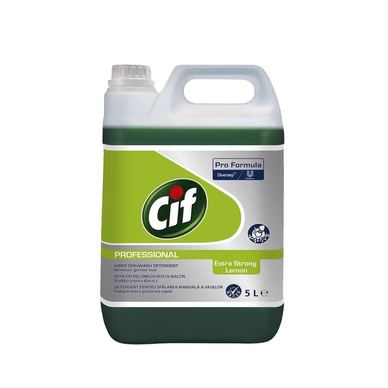 CIF Professional Dishwasher Extra Strong Lemon – Detergent za ročno pomivanje posode, z limono 5 L