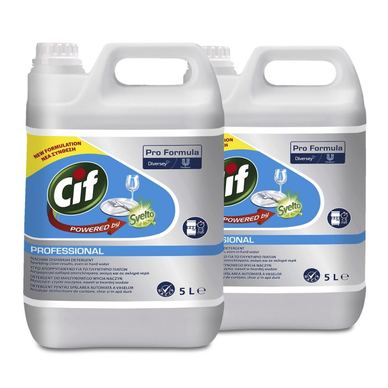 CIF Professional Tekočina – Univerzalno Sredstvo za Pomivalni Stroj 2x5 L