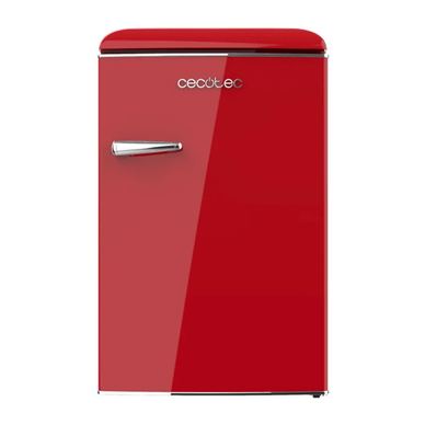 Mini frigider Retro, Cecotec, Bolero CoolMarket TT Origin, 110 litri, roșu