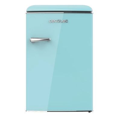 Mini frigider Retro, Cecotec, Bolero CoolMarket TT Origin, 110 litri, bleu