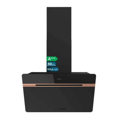 Декоративна умна готварска кофа, Cecotec, Bolero Flux DT, 60 cm, класа A+++, 717.2 m³/h, матово черна