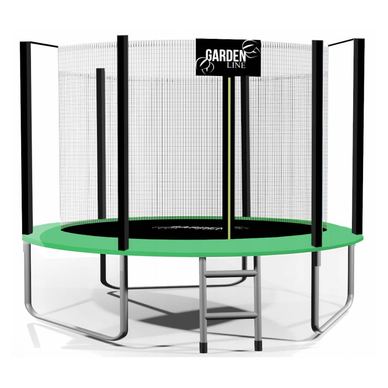 Trambulina de copii cu plasa interioara, scara de acces 312 cm 150 kg