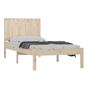 Posteljni okvir, 90x200 cm, masiven borov les thumbnail 3