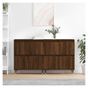 Setovi, 2 kom., smeđi hrast, obrađeno drvo thumbnail 1