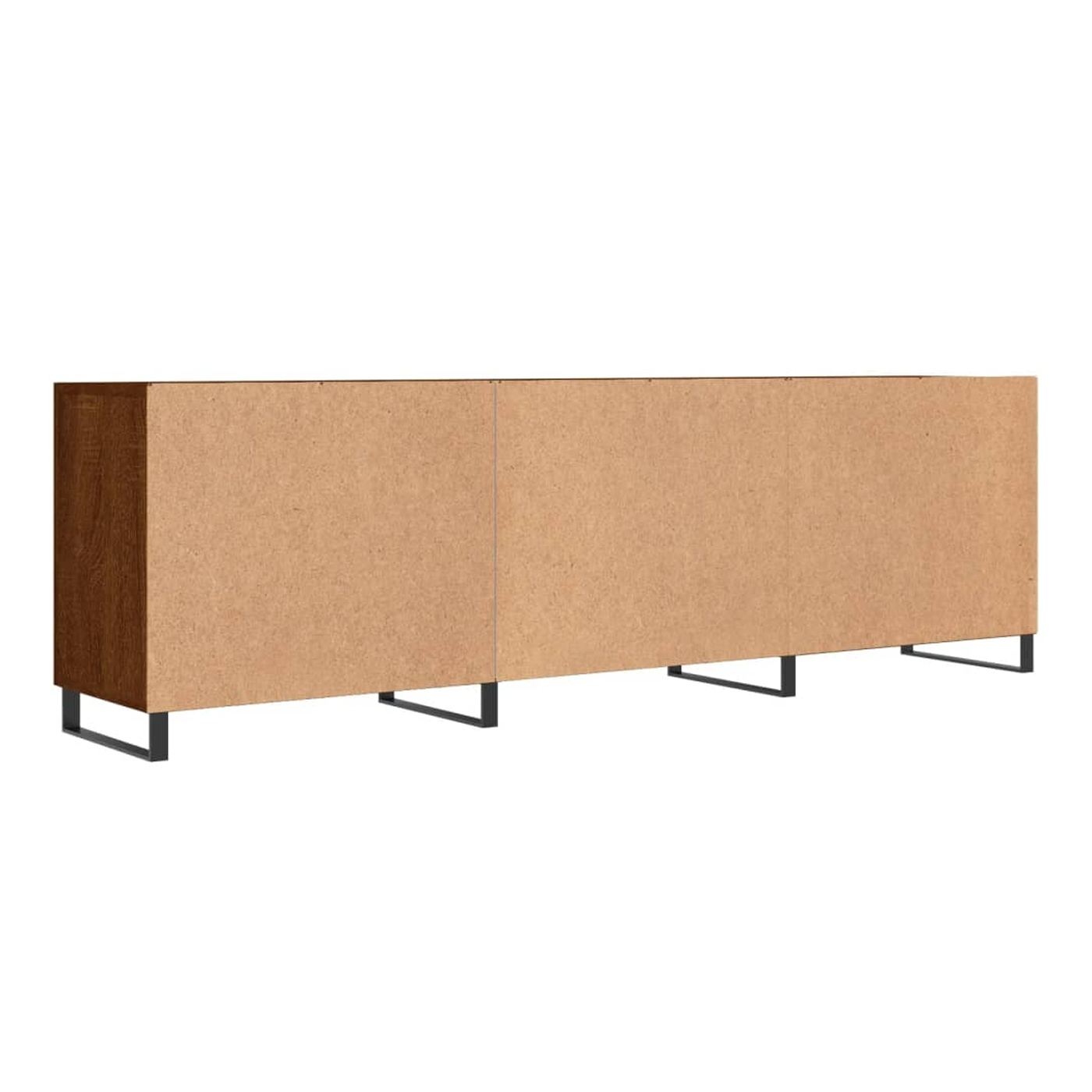 TV komoda, smeđi hrast, 150x30x50 cm, kompozitno drvo - 8