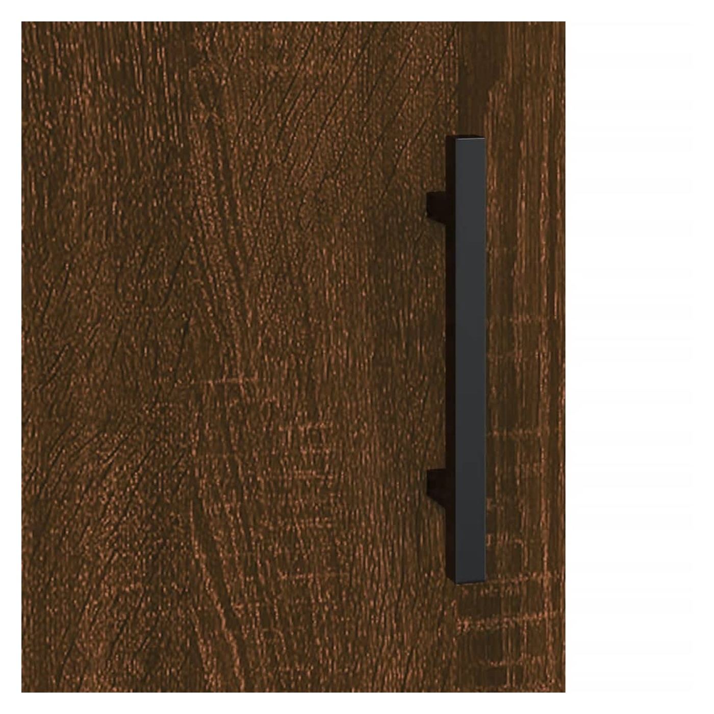 TV komoda, smeđi hrast, 150x30x50 cm, kompozitno drvo - 9