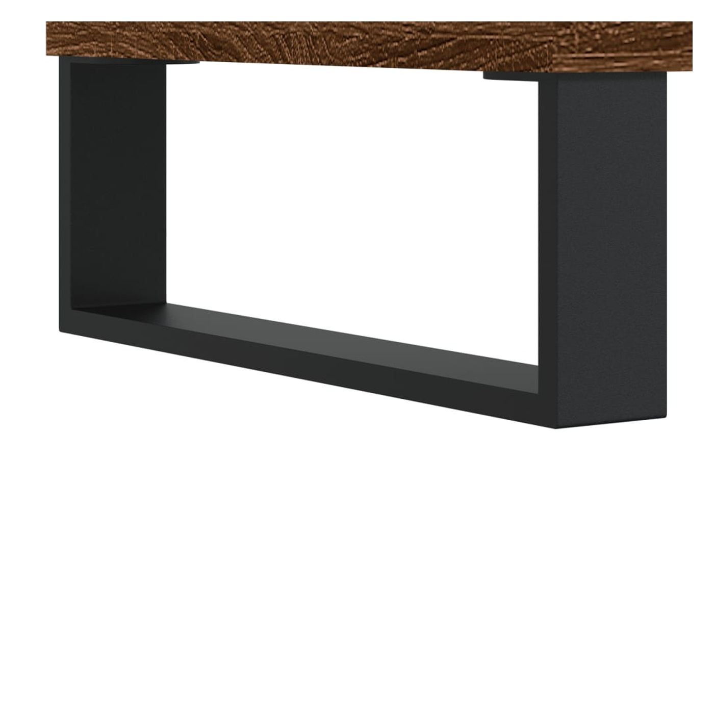 TV komoda, smeđi hrast, 150x30x50 cm, kompozitno drvo - 10