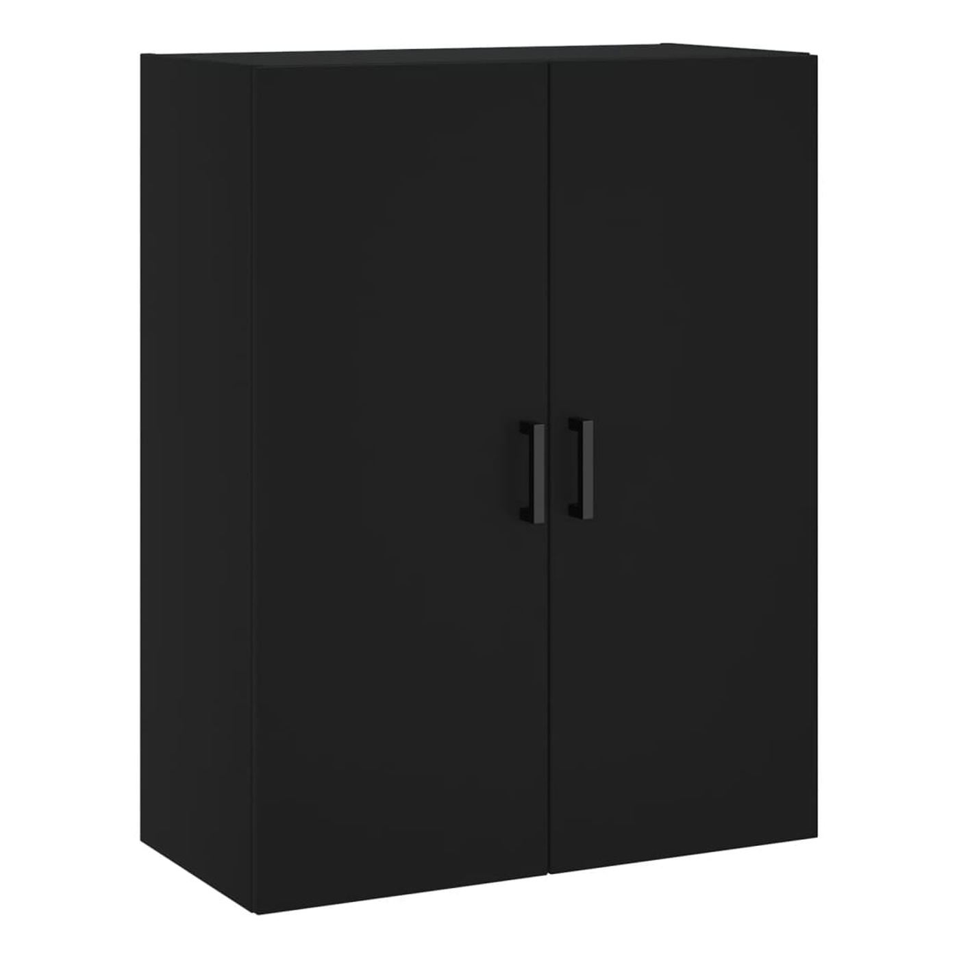 Zidni ormarići, 2 kom, crni, 69,5x34x90 cm - 25