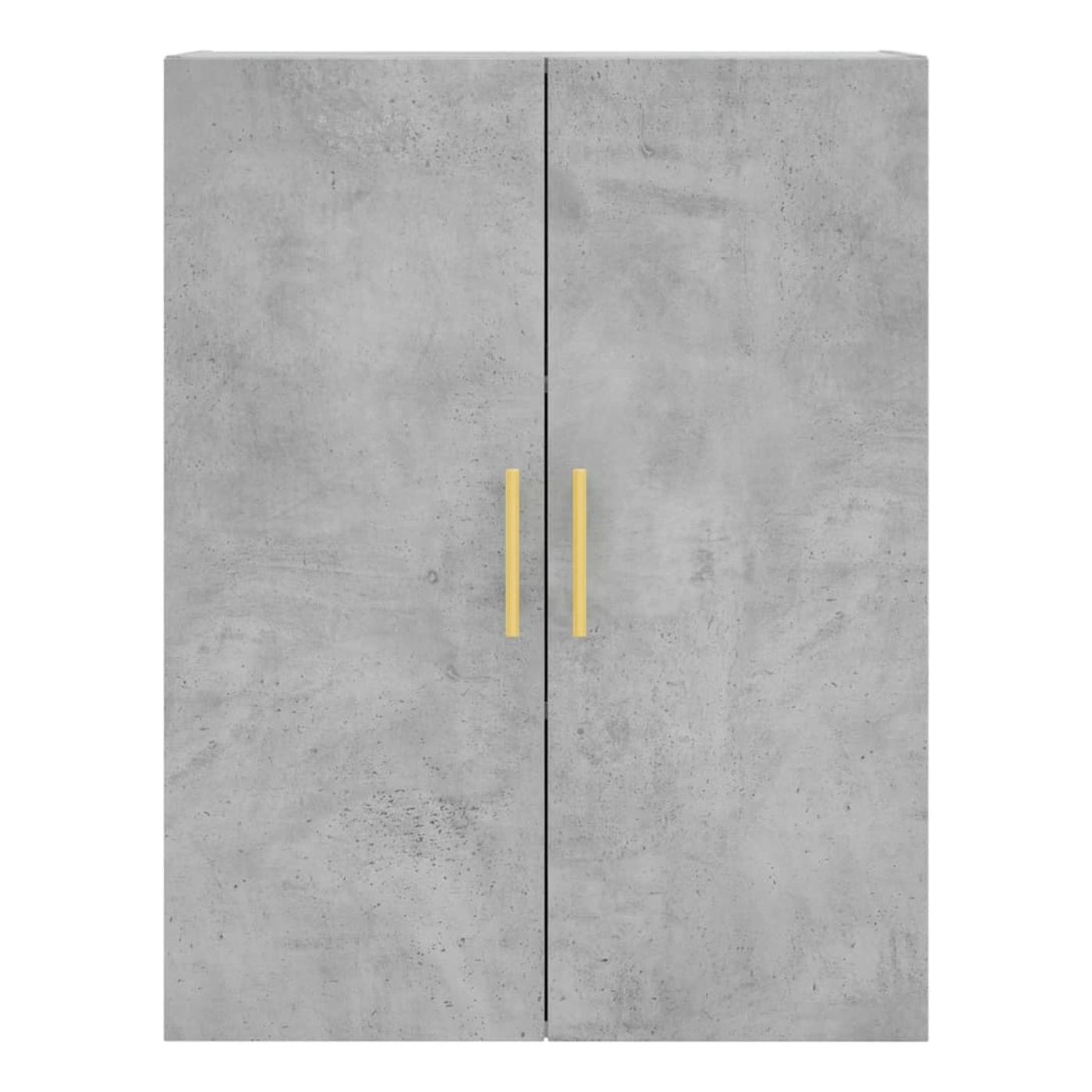 Visoka ormar, siva beton, 69,5x34x180, kompozitno drvo - 6