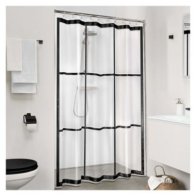 Sealskin Brix Διάτρητη Κουρτίνα Μπάνιου, Διαφανής
