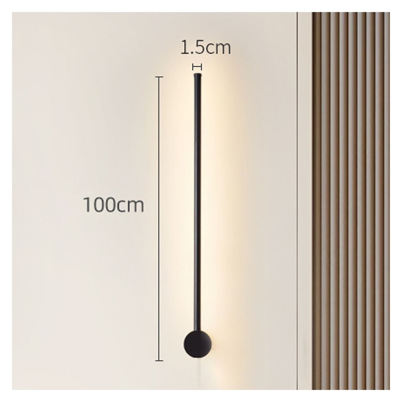 Aplica perete LED Orbit Slim 100 cm - 5