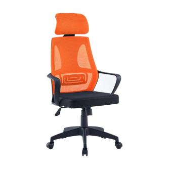 Scaun de birou, negru /orange TAXIS NEW, Sani, 66 x 66 x 114,5 - 123,5 cm