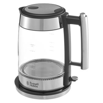 Fierbator Russell Hobbs Elegance, 1.7L, 2400W, design elegant, filtru calcar, indicator nivel apa, argintiu