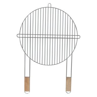 Συρμάτινη σχάρα για γκριλ Master Grill & Party MG257, 51 εκ., με ξύλινες λαβές, χρωμίου