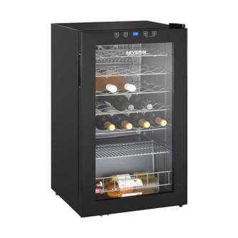 Hladnjak za vino, Severin, 36 boca, crni