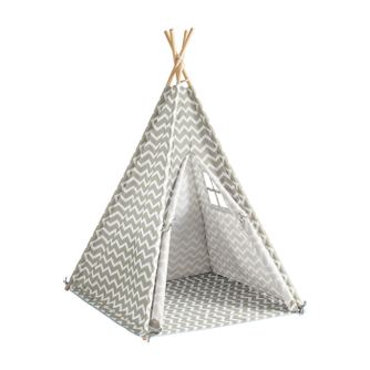 SoBuy Otroški šotor Teepee OSS03 Pisani igralni šotor za sobo