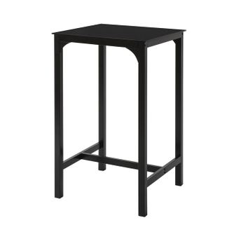 SoBuy Индустриална бар маса Черна 60x60x100 см OGT38-SCH