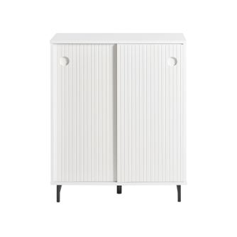 SoBuy Dulap cu Uși Glisante Alb 70x37x87 cm FSB62-W