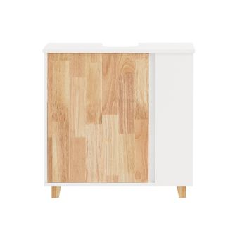 SoBuy kada za umivaonik BZR75-W bijela keramika 60x40x15cm