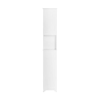 SoBuy Visoka kopalniška omarica samostoječa 30x170x30 cm BZR109-W