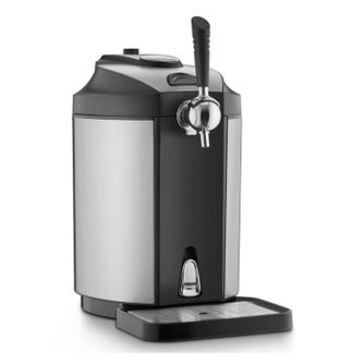 Ψυκτικός διανομέας μπύρας Caso BeerMaster, 65W, 5 L, 4-12°C, CO2, Ρύθμιση πίεσης, Φρεσκάδα έως 10 ημέρες, Μαύρο/ασημί