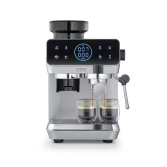 Caso EspressoGourmet&Grind Μηχανή Espresso, 1500W, 20 bar, 1.8 L, Αντλία Ulka, Προ-έγχυση, Cold Brew, Έλεγχος αφής, Μύλος