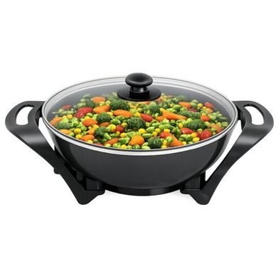 Tigaie electrica tip wok, 1500W, diametru 33cm, Beper, P101COS100