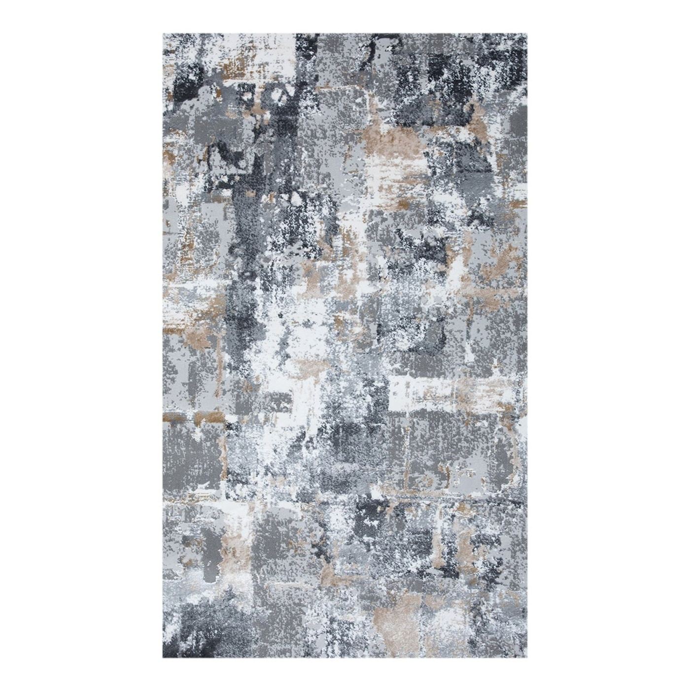 Covor Modern Living, Dormitor Dreptunghiular Hera Lux TZ16BHBY Gri, 60 x 130 - 2