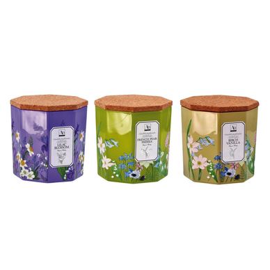 Set 3 dišečih sveč v steklenem kozarcu 12 x 12 cm