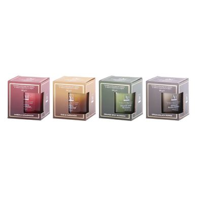 Set 4 dišečih sveč v steklenem kozarcu 10 x 10 cm
