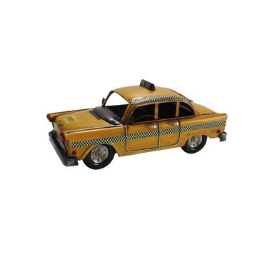 Retro Autómodell Taxi Vas 33,5 x 14,5 x 12 cm