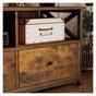 Dulap TV cu 3 sertare, stil vintage loft rustic, maro, 143 cm thumbnail 3