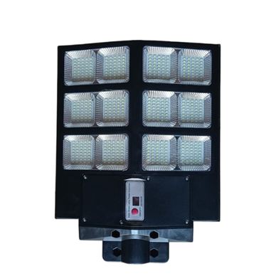 Lampă stradală încărcare solară, 600W, cu senzor de lumina și mișcare, IP 65