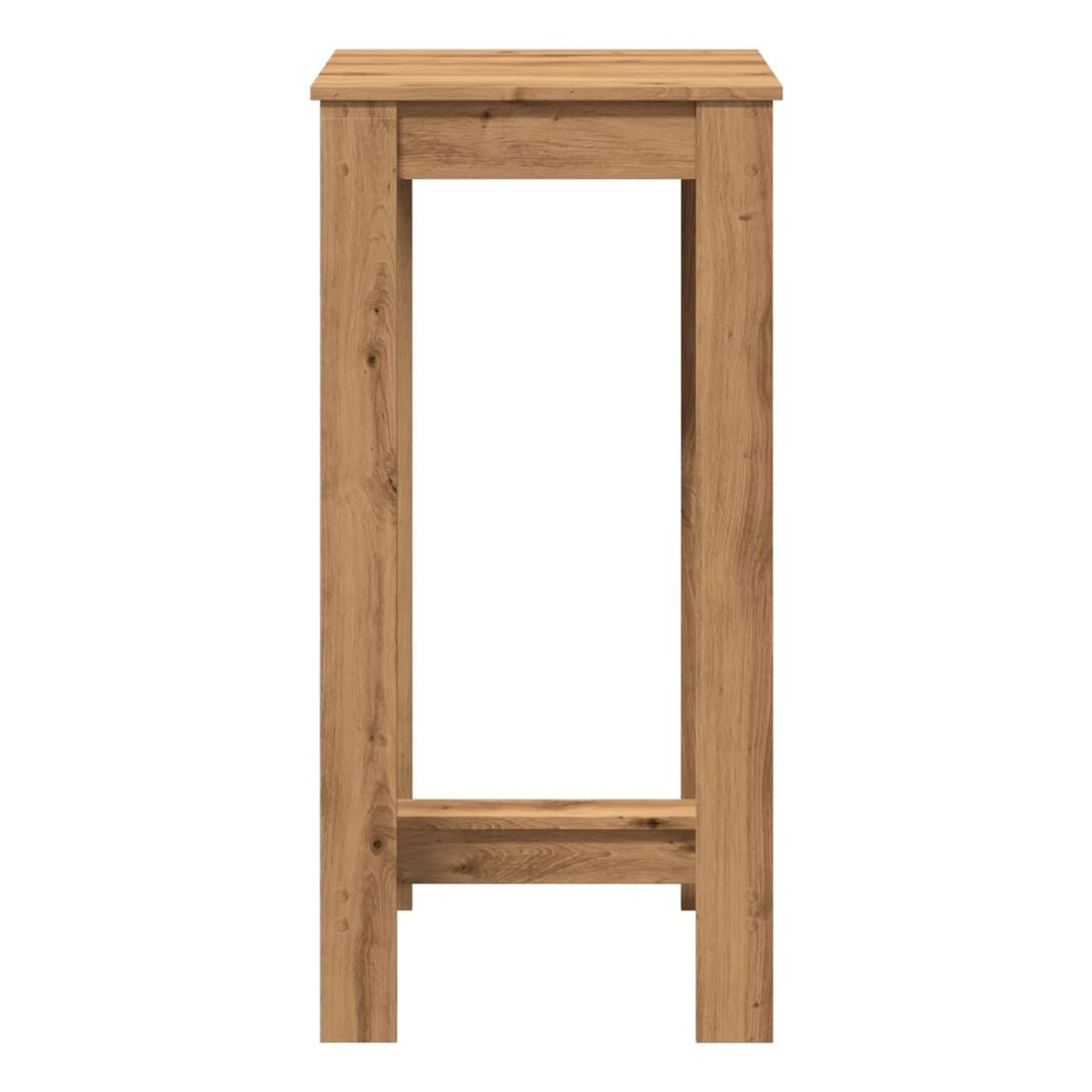 Barový stůl dub artisan 51 x 50 x 103,5 cm kompozitní dřevo - 4