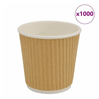 papirnate šalice za kavu 1000 kom 4 oz 100 ml smeđe
