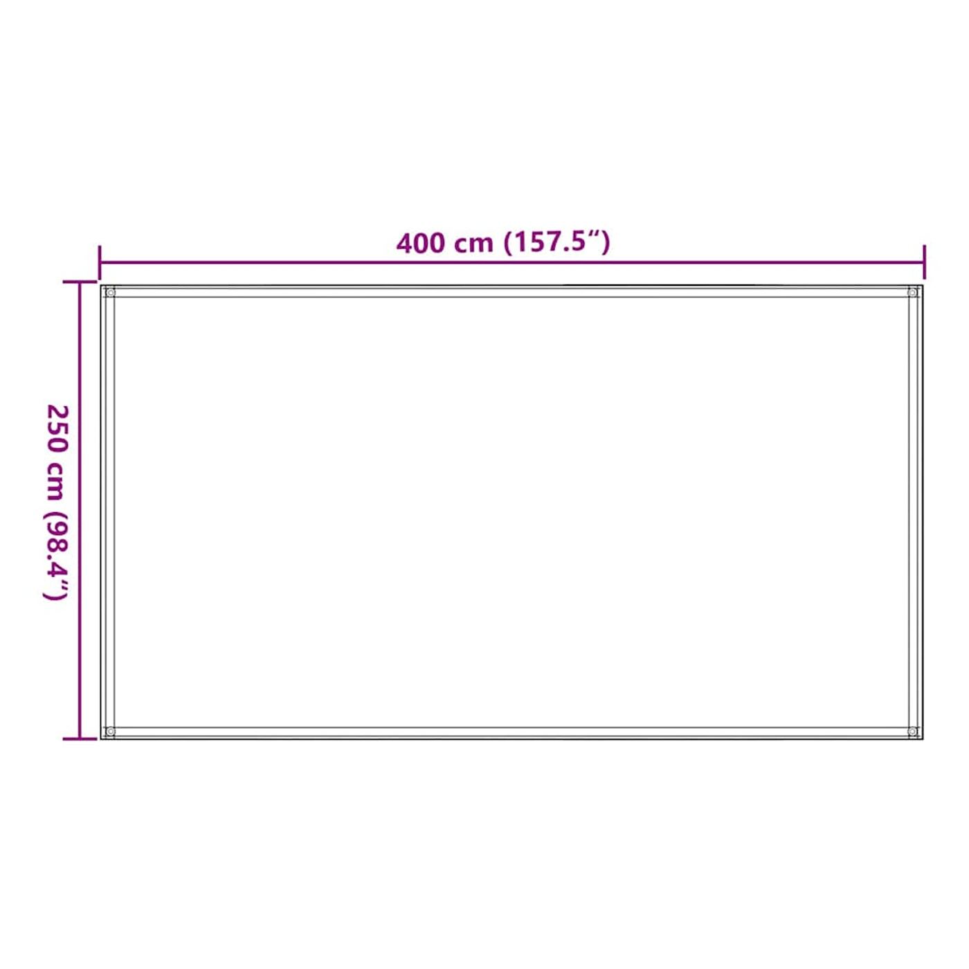 Koberec do stanu světle zelený 250 x 400 cm HDPE - 7