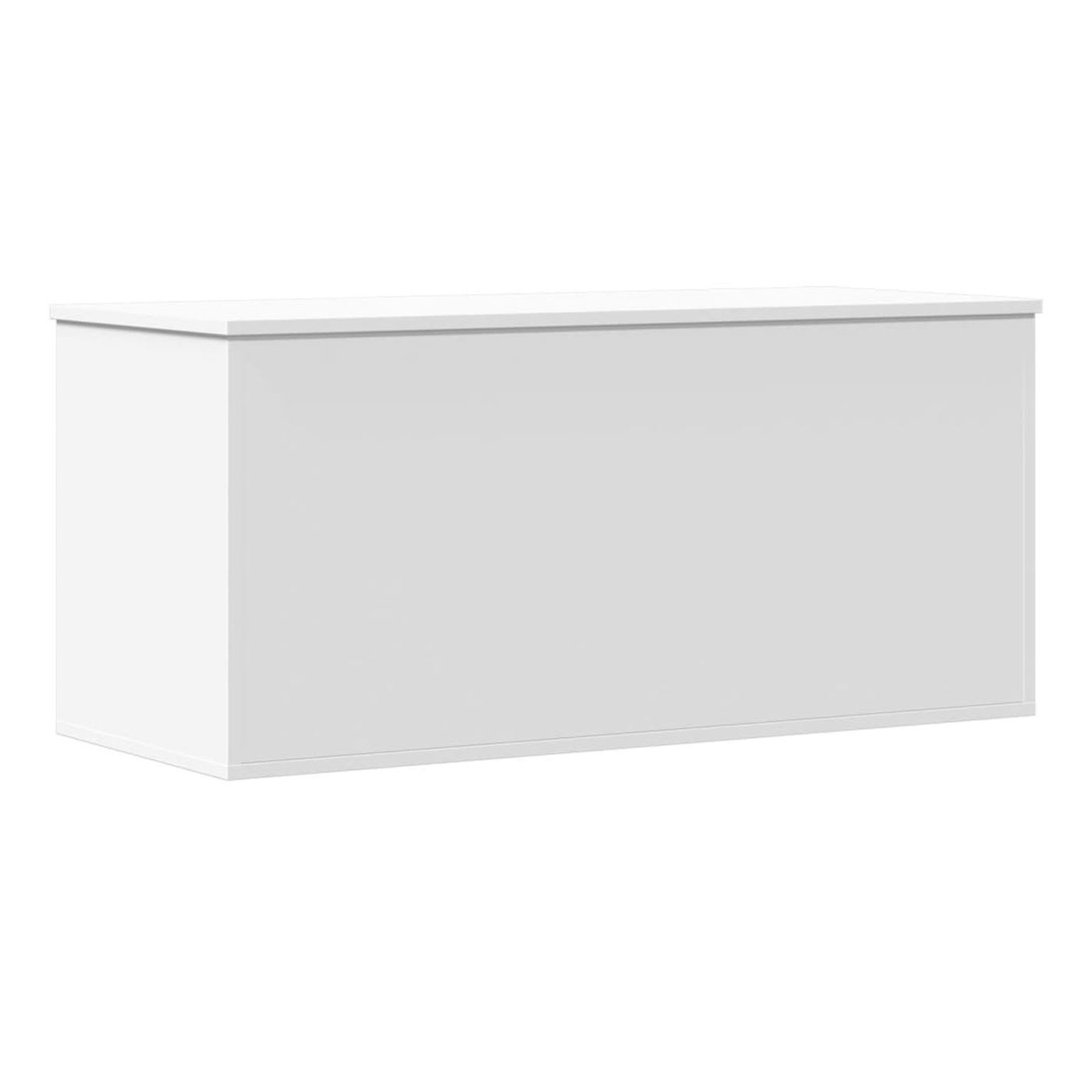 Úložný box bílý 100 x 42 x 46 cm kompozitní dřevo - 6