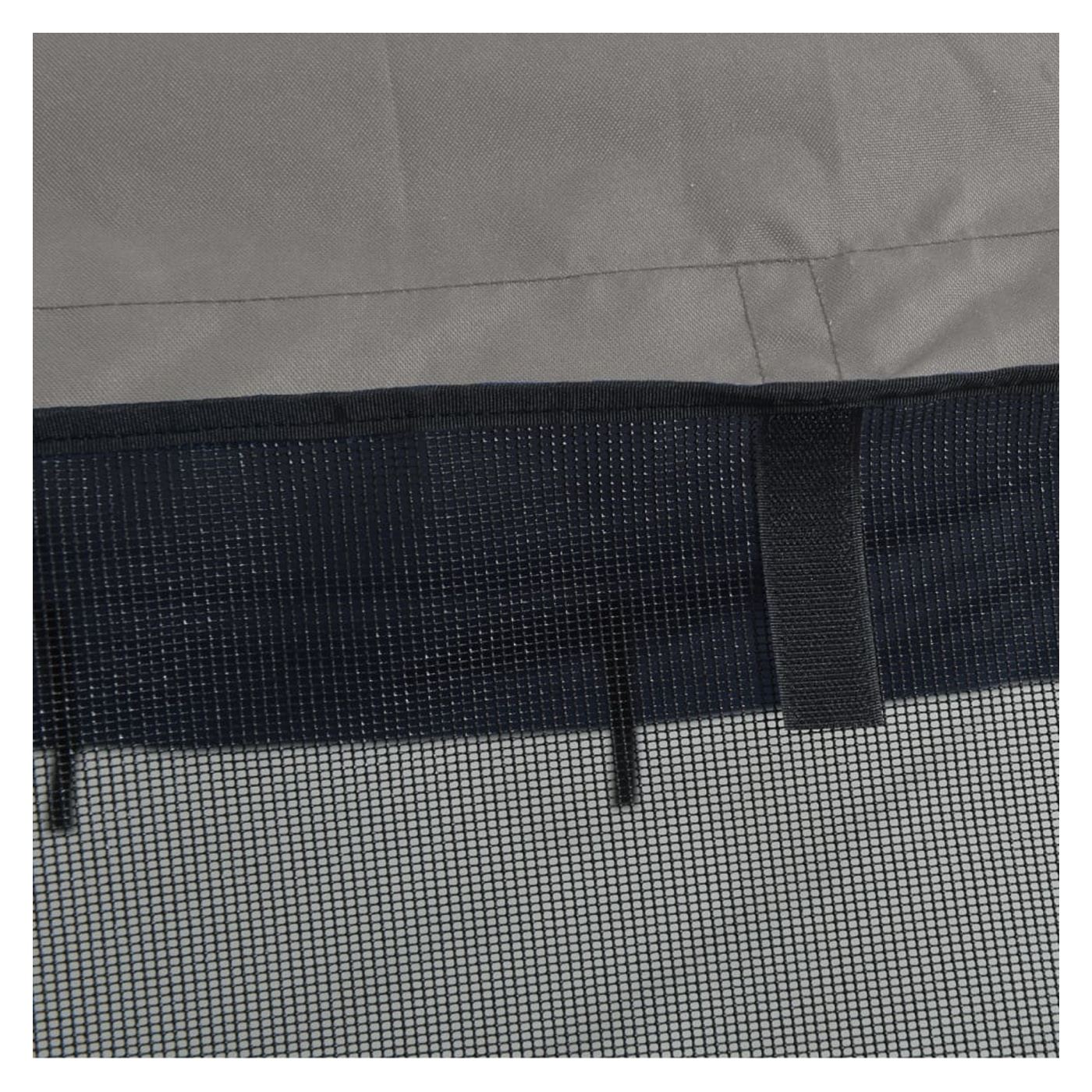 Bimini stříška se 4 oblouky a bočnicemi 243x(230–244)x137 cm - 9