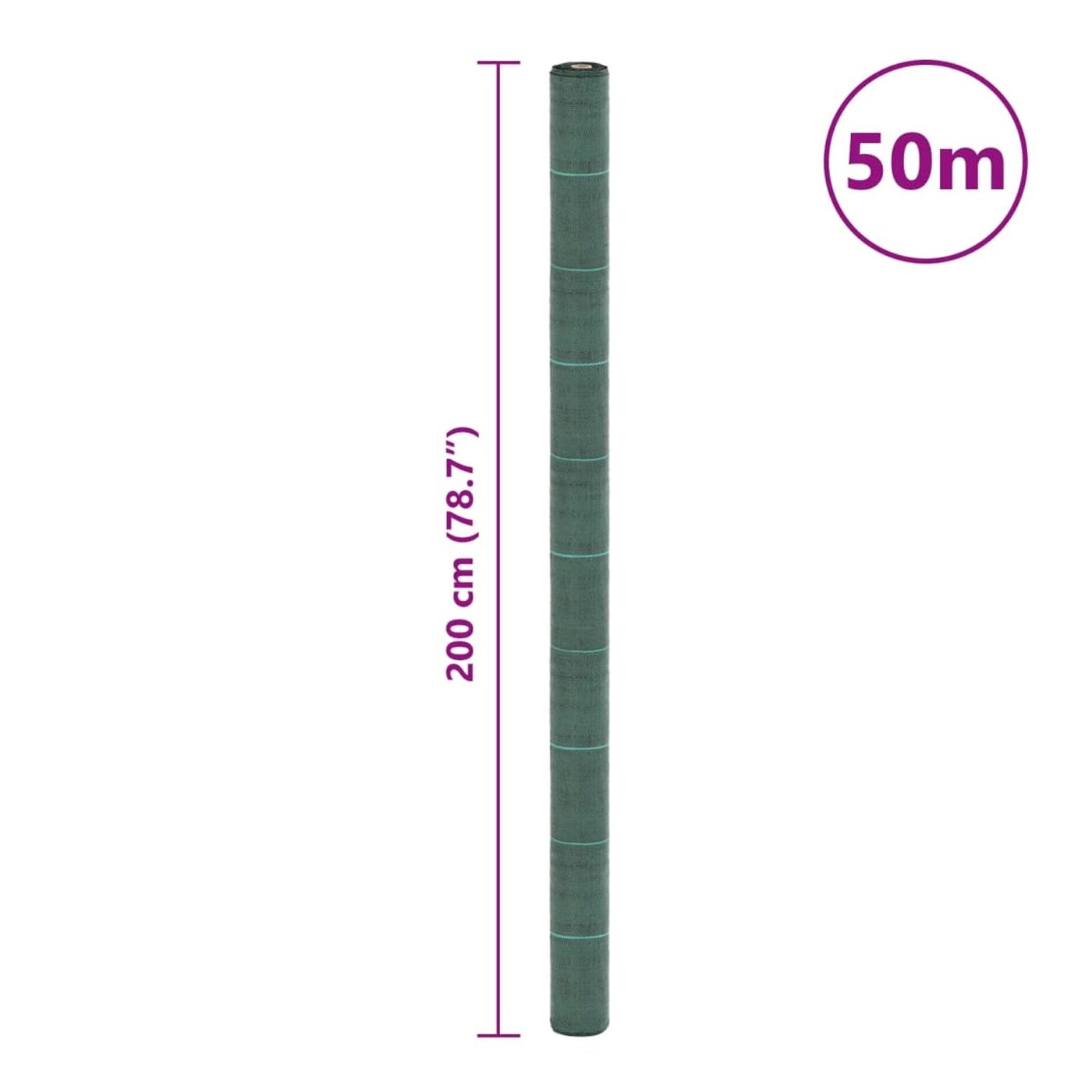 Mulčovací textilie zelená 2 x 50 m PP - 8