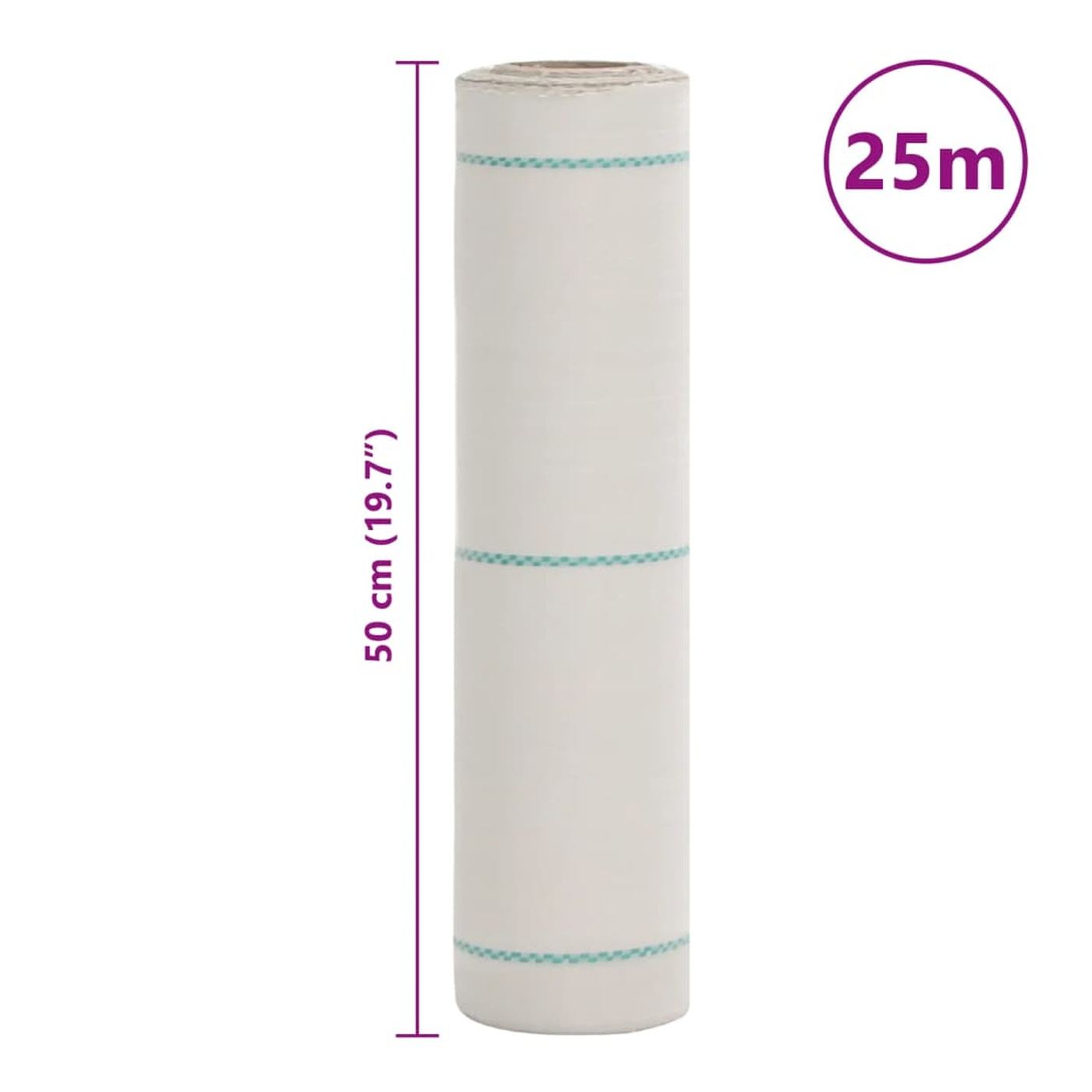 Mulčovací textilie bílá 0,5 x 25 m PP - 8