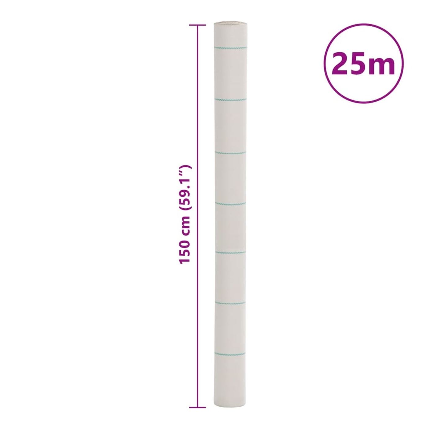 Mulčovací textilie bílá 1,5 x 25 m PP - 8