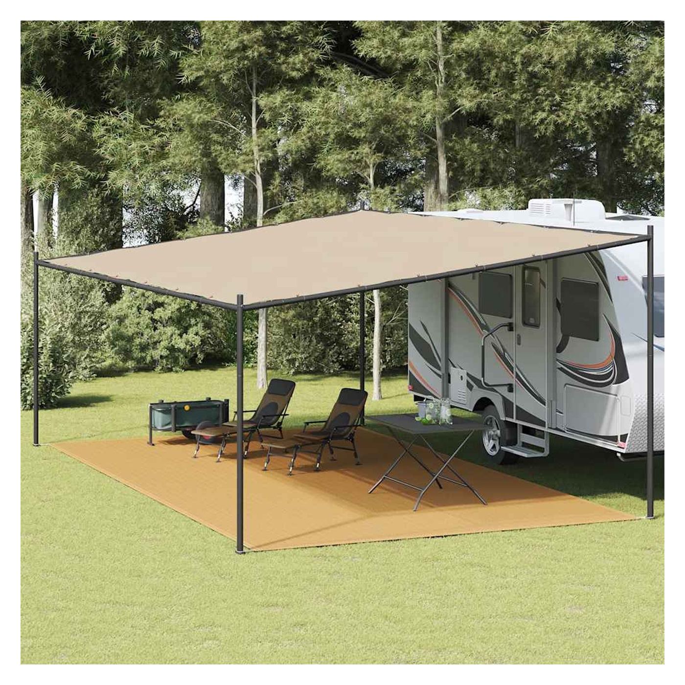 Koberec do stanu pískový 400 x 800 cm HDPE - 2